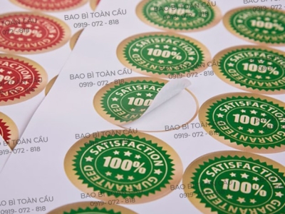 Đơn vị sản xuất tem nhãn decal thẻ treo chuyên nghiệp tại TP.HCM