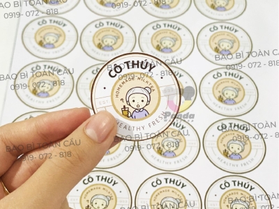 Cơ sở sản xuất tem nhãn decal nhanh, rẻ, chất lượng