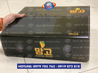 Đặt thùng carton đựng xoài giá rẻ tại Tp.HCM