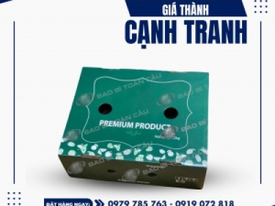 Địa chỉ in thùng đựng nông sản giá rẻ tại Tp.HCM