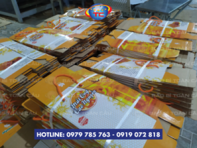 Hộp giấy đựng mật ong tiện lợi, giá gốc tại xưởng