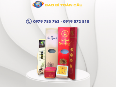 Hộp giấy đựng trầm hương giá tốt tại Củ Chi