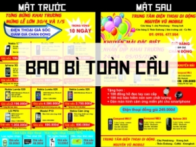  IN TỜ RƠI QUẢNG CÁO KHUYẾN MÃI