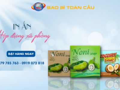 In ấn các loại hộp giấy đựng bánh xà phòng 