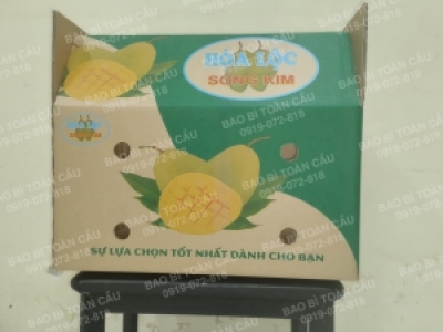 Nhận in bao bì thùng đựng xoài xuất khẩu giá tốt