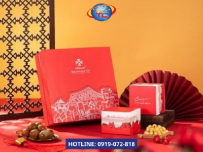 In hộp bánh kẹo tết 2023 chất lượng tại Củ Chi