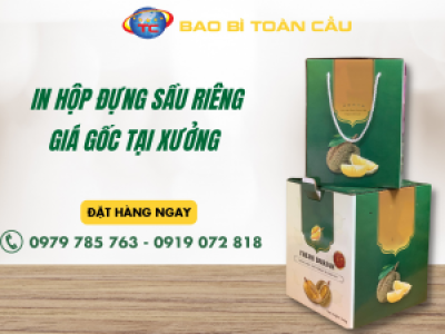 In hộp đựng sầu riêng giá gốc tại xưởng