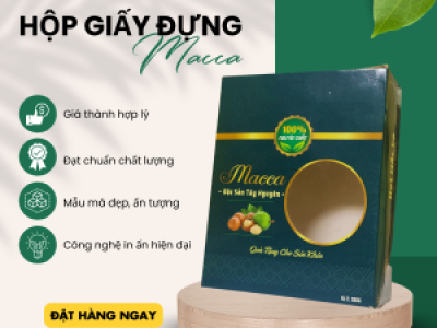 In hộp giấy đựng hạt dinh dưỡng cao cấp, giá tốt ở Củ Chi