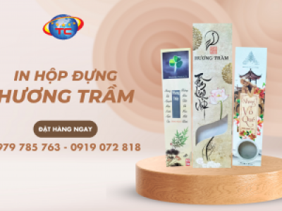 In hộp giấy đựng hương trầm cao cấp, giá tốt tại Củ Chi