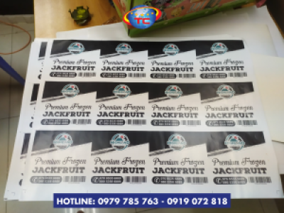 In tem nhãn sản phẩm đạt chuẩn, giá rẻ tại TP.HCM