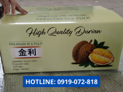 In thùng carton 5 lớp đựng sầu riêng chất lượng tại TP.HCM