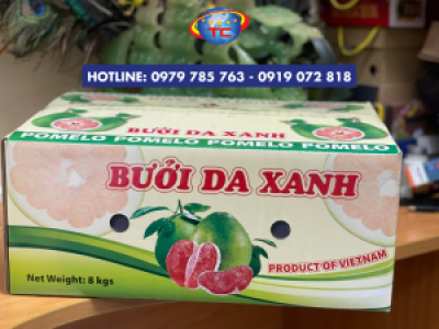 In thùng carton đựng bưởi da xanh đạt chuẩn