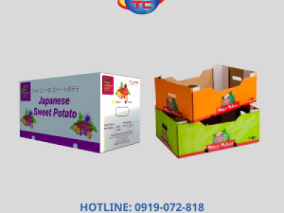 In thùng carton đựng nông sản theo yêu cầu, giá rẻ, chất lượng