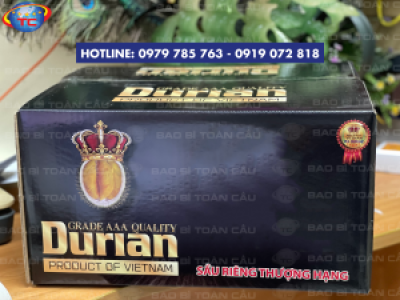 In thùng carton đựng sầu riêng chất lượng cao, giá tốt ở Củ Chi