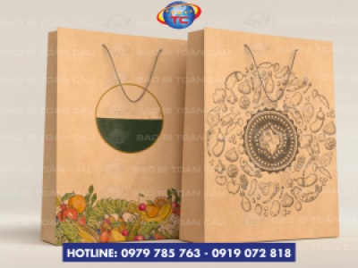In túi giấy kraft chất lượng cao, giá tốt tại Củ Chi