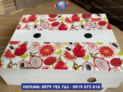 Mẫu bao bì, thùng carton đựng nông sản đẹp, giá tốt