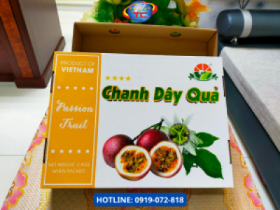 Sản xuất hộp carton đựng chanh dây xuất khẩu chất lượng cao tại Củ Chi