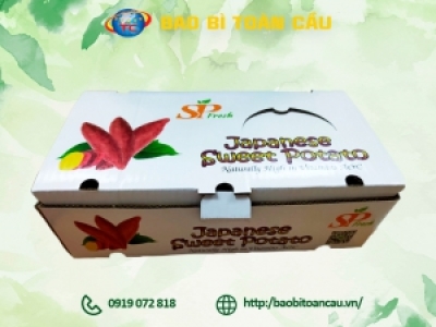 Sản xuất thùng carton đựng khoai lang chất lượng tại Củ Chi
