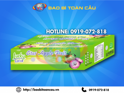 Thùng carton chống thấm đựng vú sữa: Giải pháp đóng gói tối ưu cho xuất khẩu