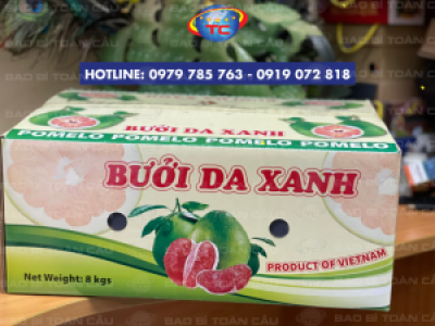Thùng carton đựng bưởi da xanh giá tốt tại Củ Chi