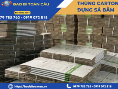 Thùng carton đựng sả tươi xuất khẩu giá tốt, đạt chuẩn chất lượng