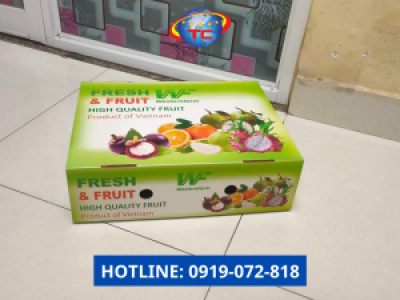 Thùng carton đựng trái cây xuất khẩu mẫu mã đẹp, giá rẻ tại Củ Chi