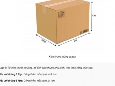 XÁC ĐỊNH YÊU CẦU ĐẶT THÙNG CARTON