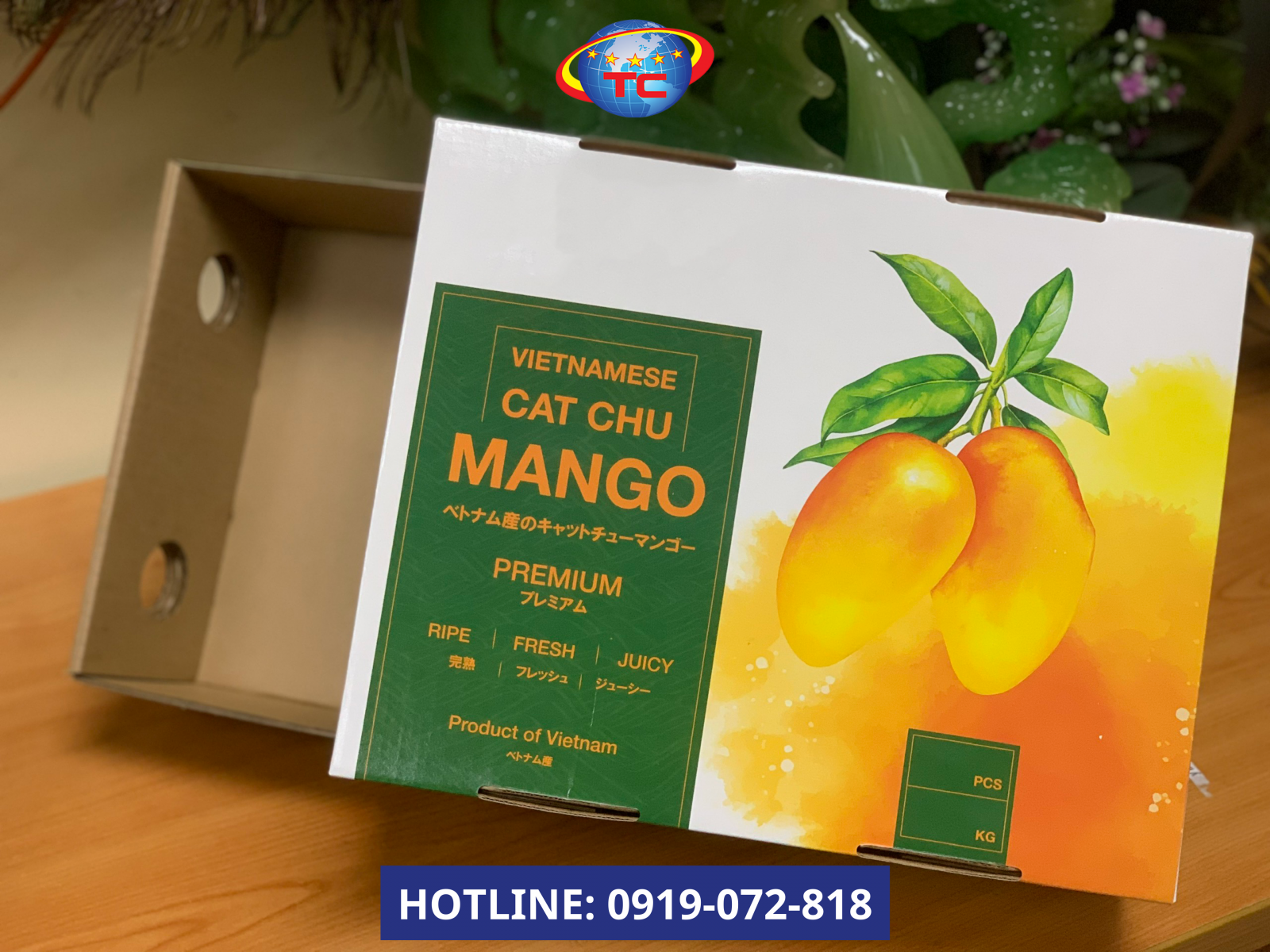 thùng xoài xuất khẩu giấy 5 lớp chất lượng cao 1