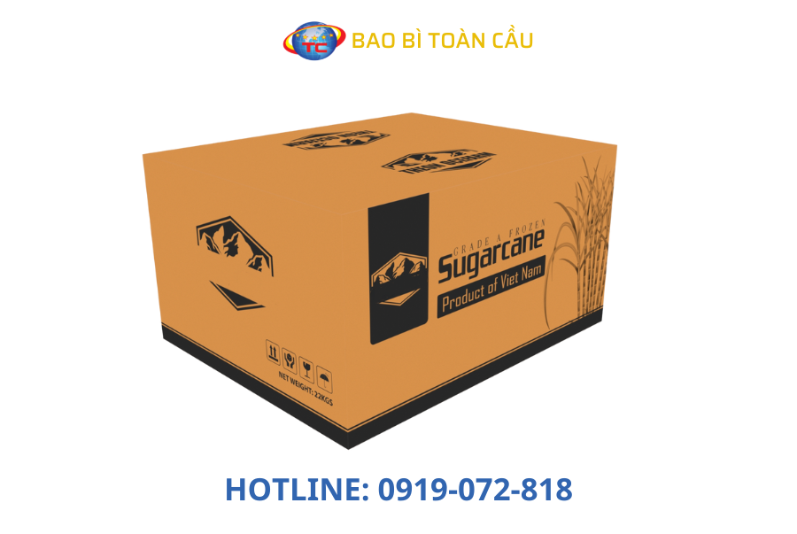 Thùng Carton Đựng Mía