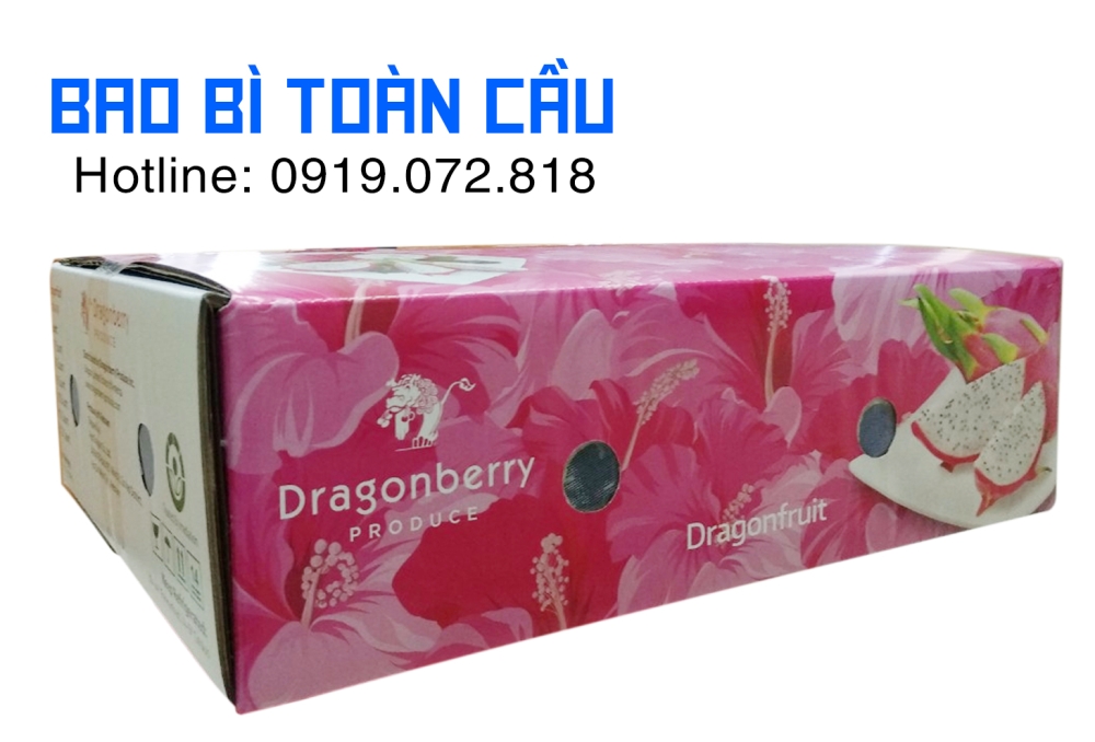 thùng carton 5 lớp cho thanh long