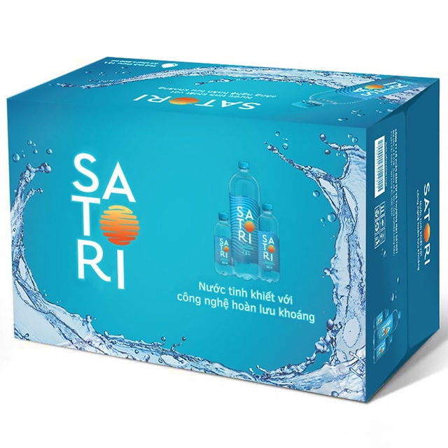 thùng carton đựng nước suối đóng chai 4