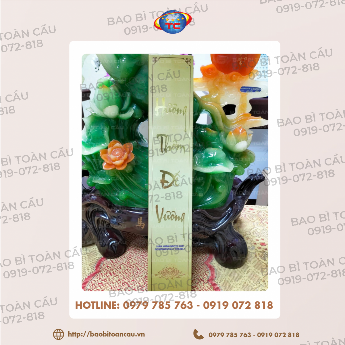 Thiết kế in hộp đựng nhang tại Củ Chi